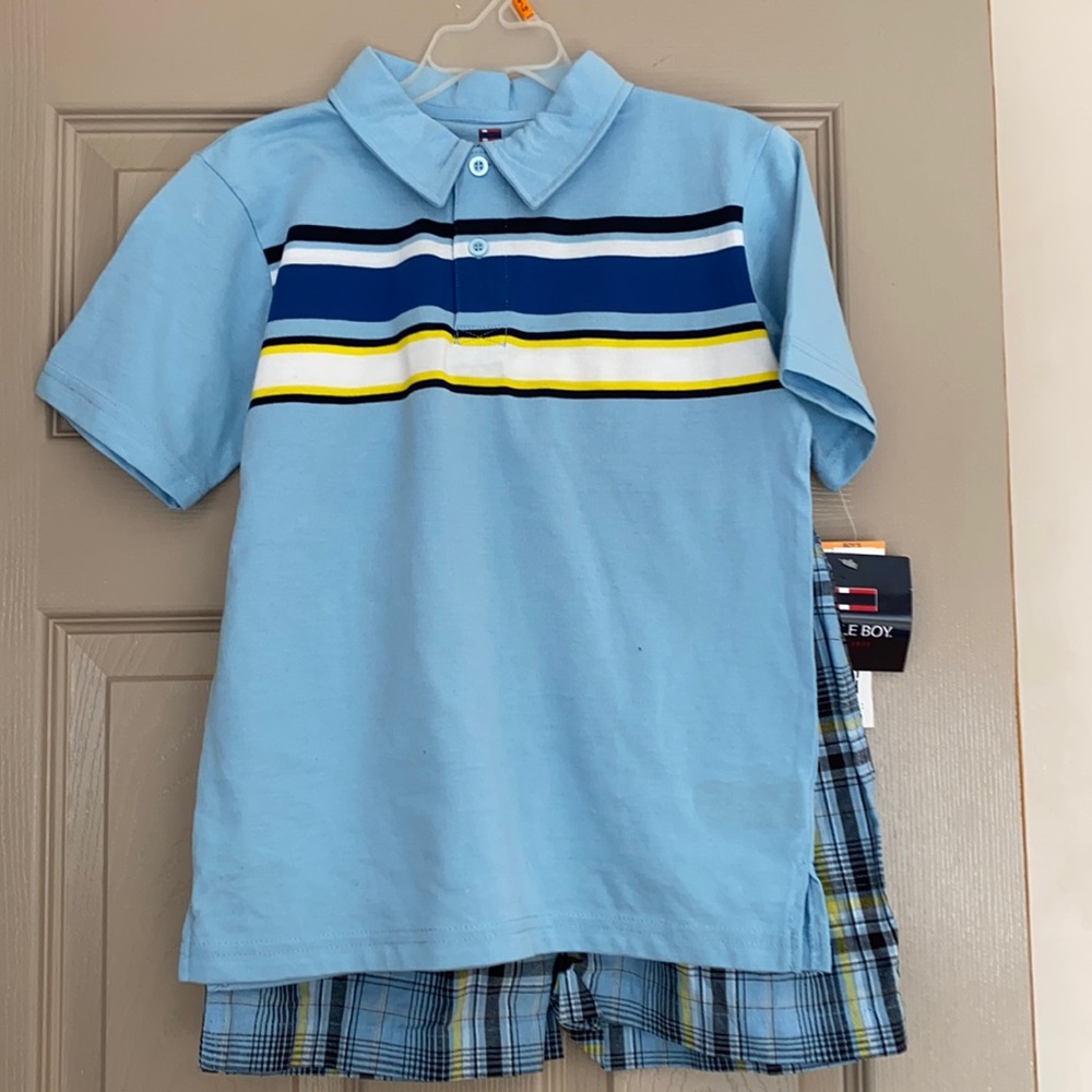 Brand new 2 piece boy’s set with top-and-short